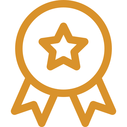 Icône de médaille star pour récompenses jardins-paysages en ariège